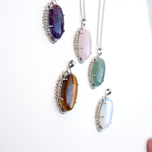 Pendant Series - Romantic Oval Necklace