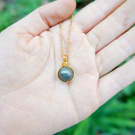 Dew Necklace - Pyrite