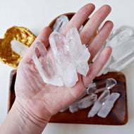Raw Clear Quartz Terminated Wand Crystal