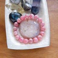 Rhodochrosite Bracelet - 10mm High Quality