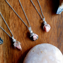 Rhodonite Free-form Necklace | Love and Compassion