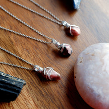 Rhodonite Free-form Necklace | Love and Compassion