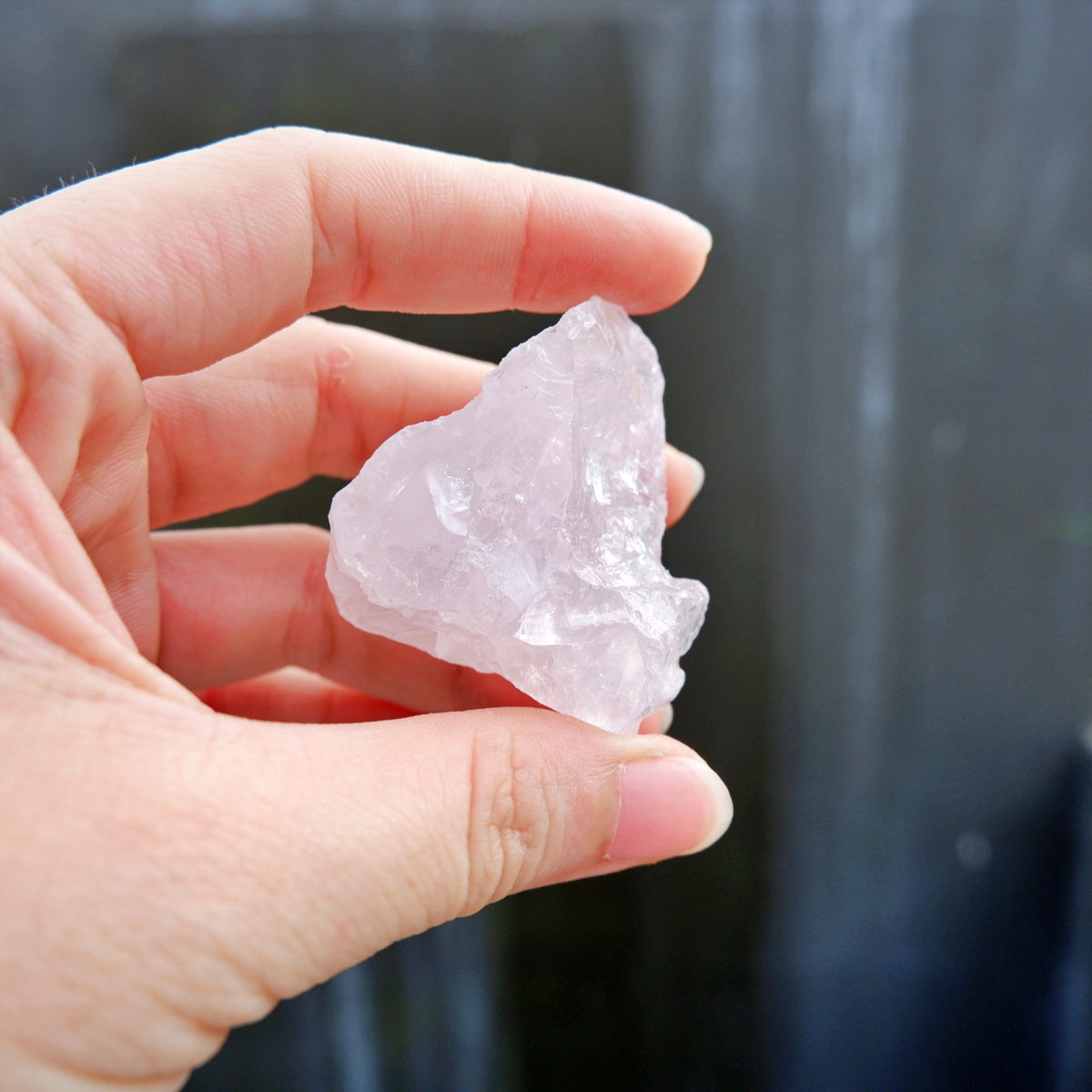 Raw Madagascar Rose Quartz Stone