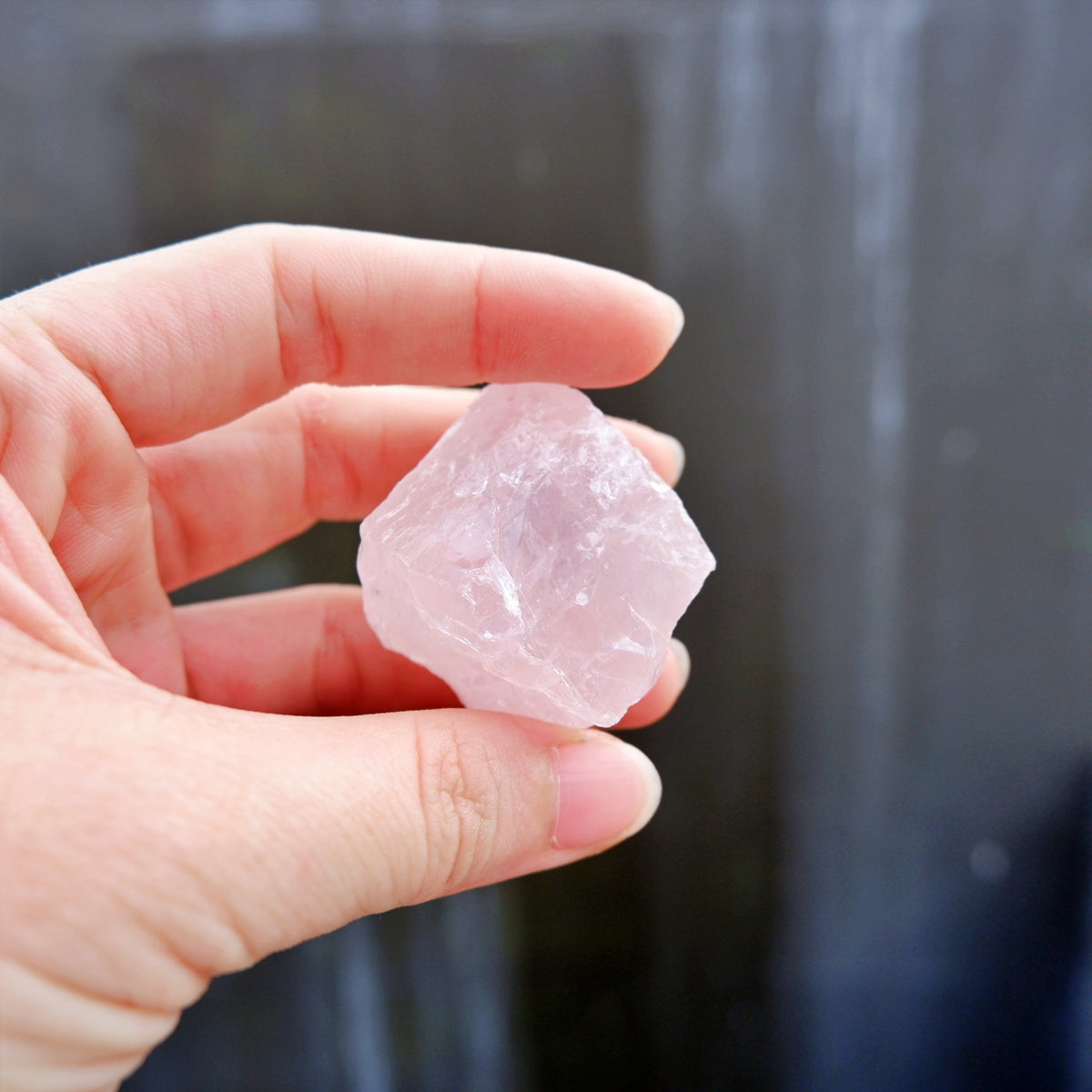 Raw Madagascar Rose Quartz Stone