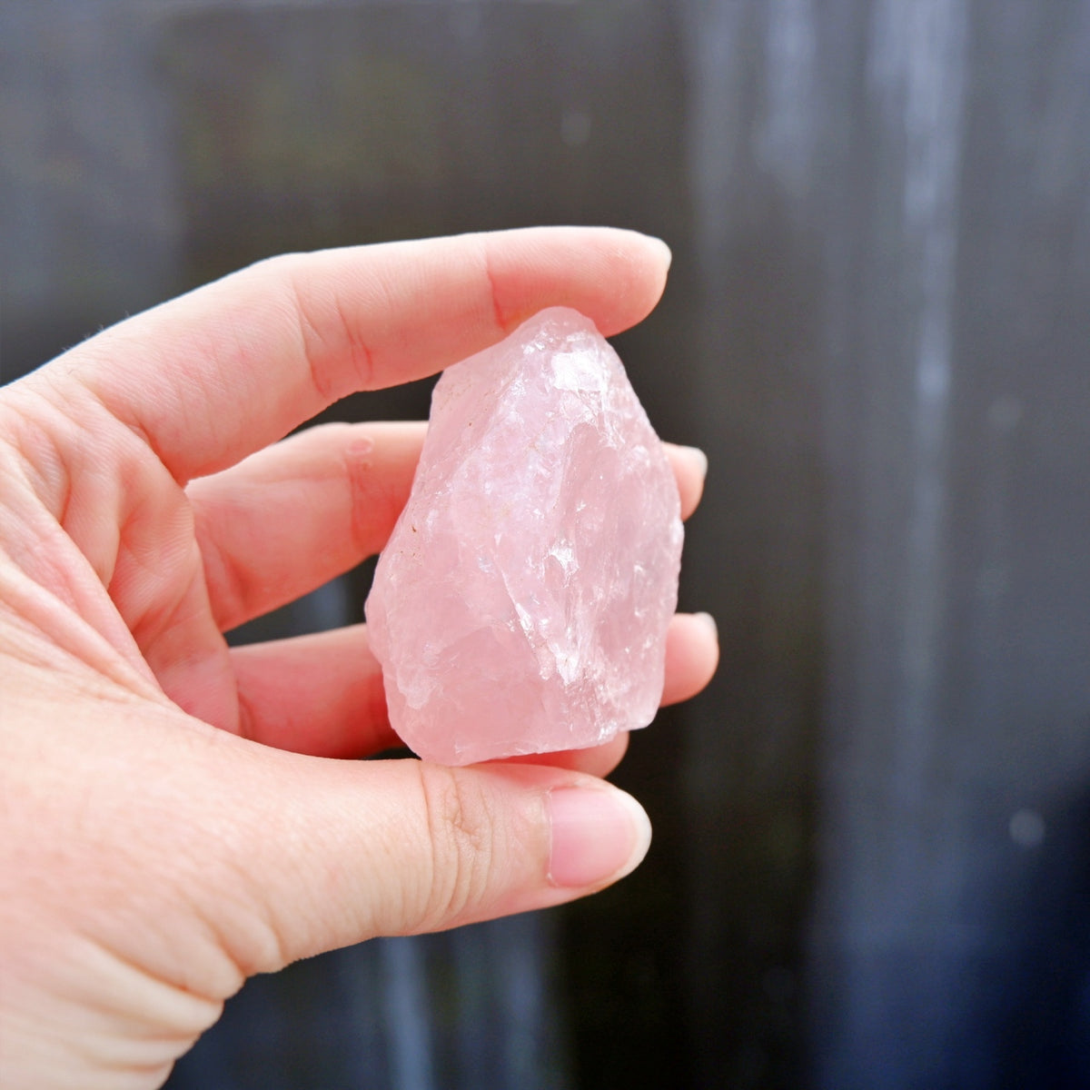 Raw Madagascar Rose Quartz Stone
