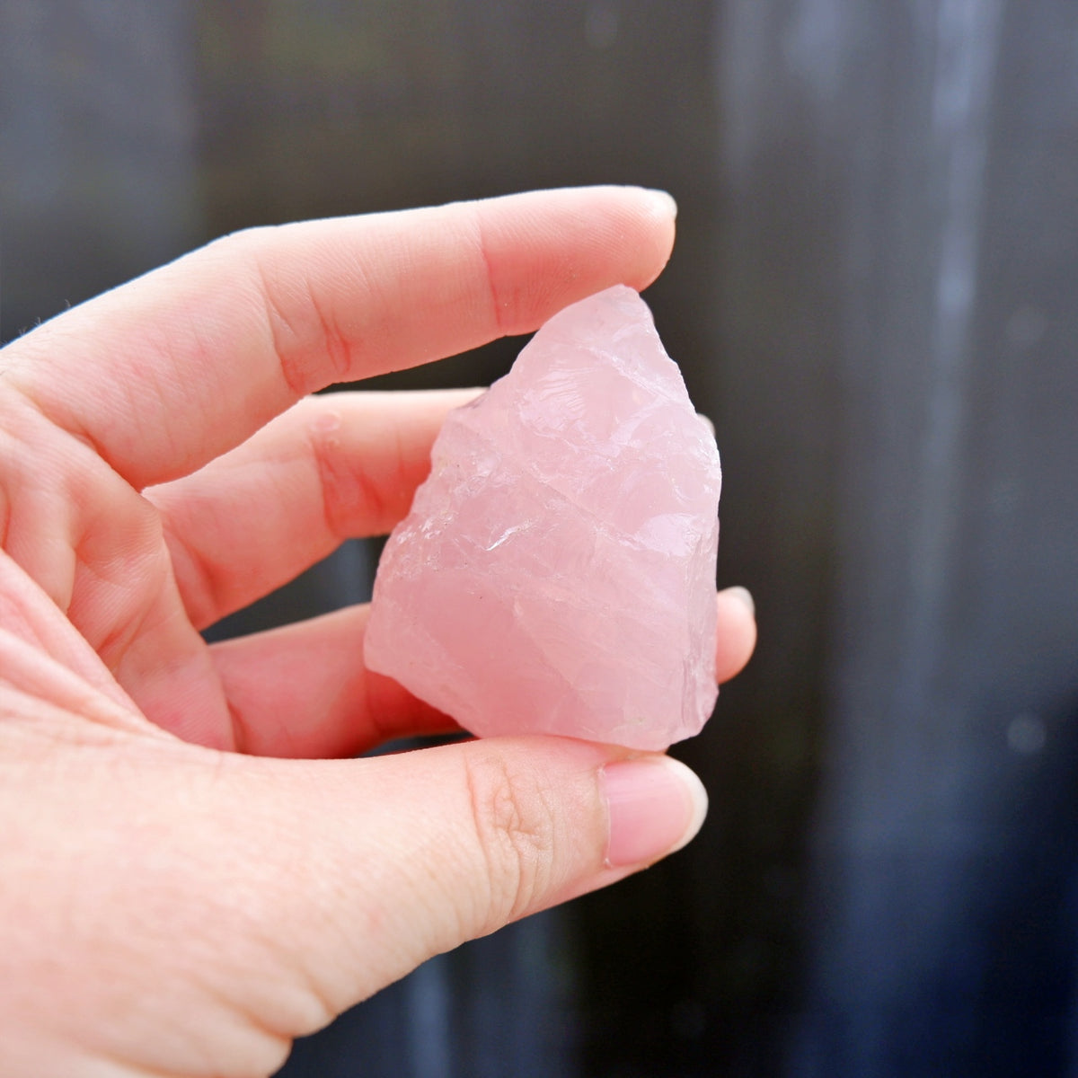 Raw Madagascar Rose Quartz Stone