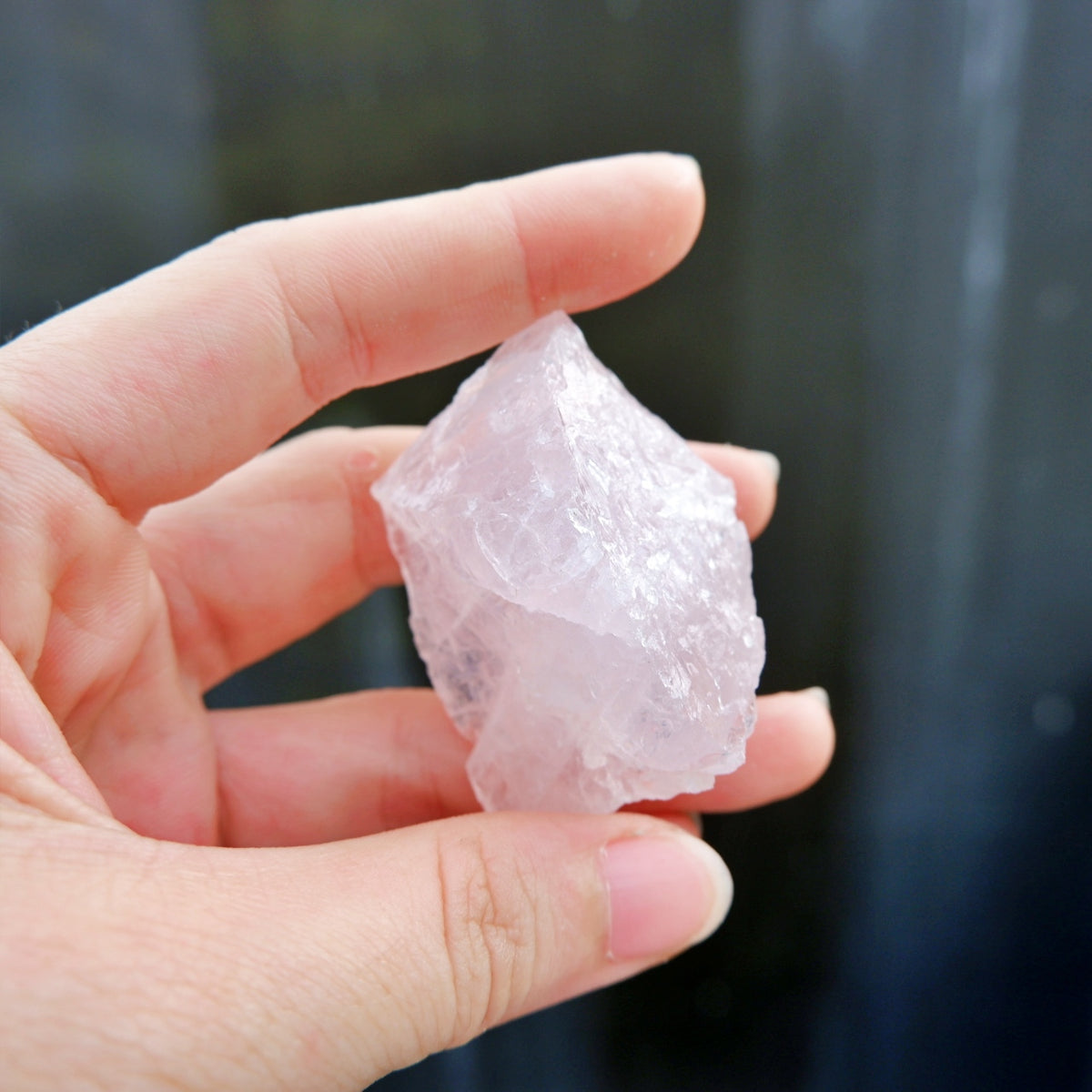 Raw Madagascar Rose Quartz Stone