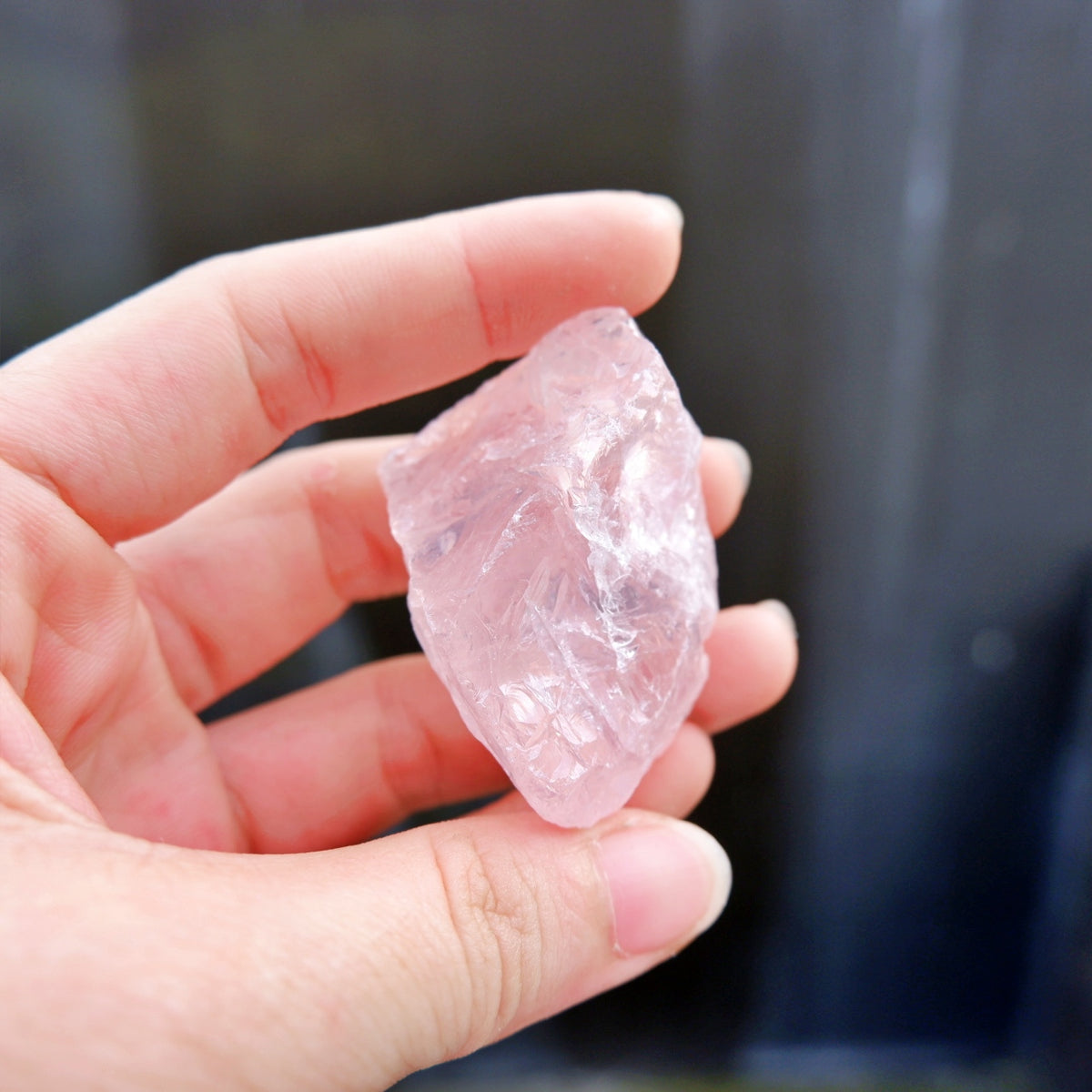 Raw Madagascar Rose Quartz Stone