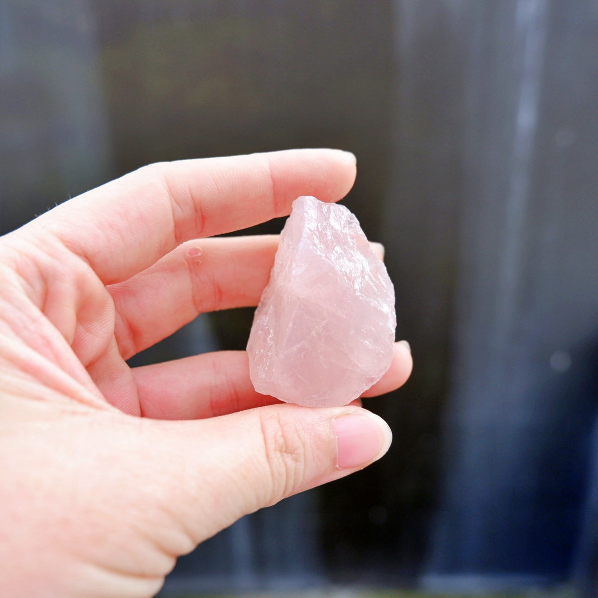 Raw Madagascar Rose Quartz Stone