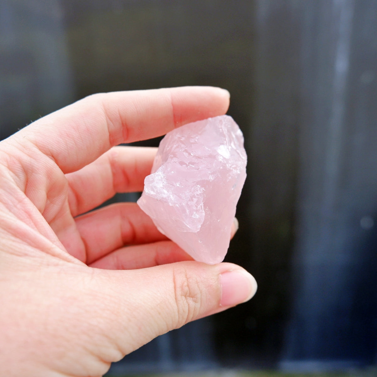 Raw Madagascar Rose Quartz Stone