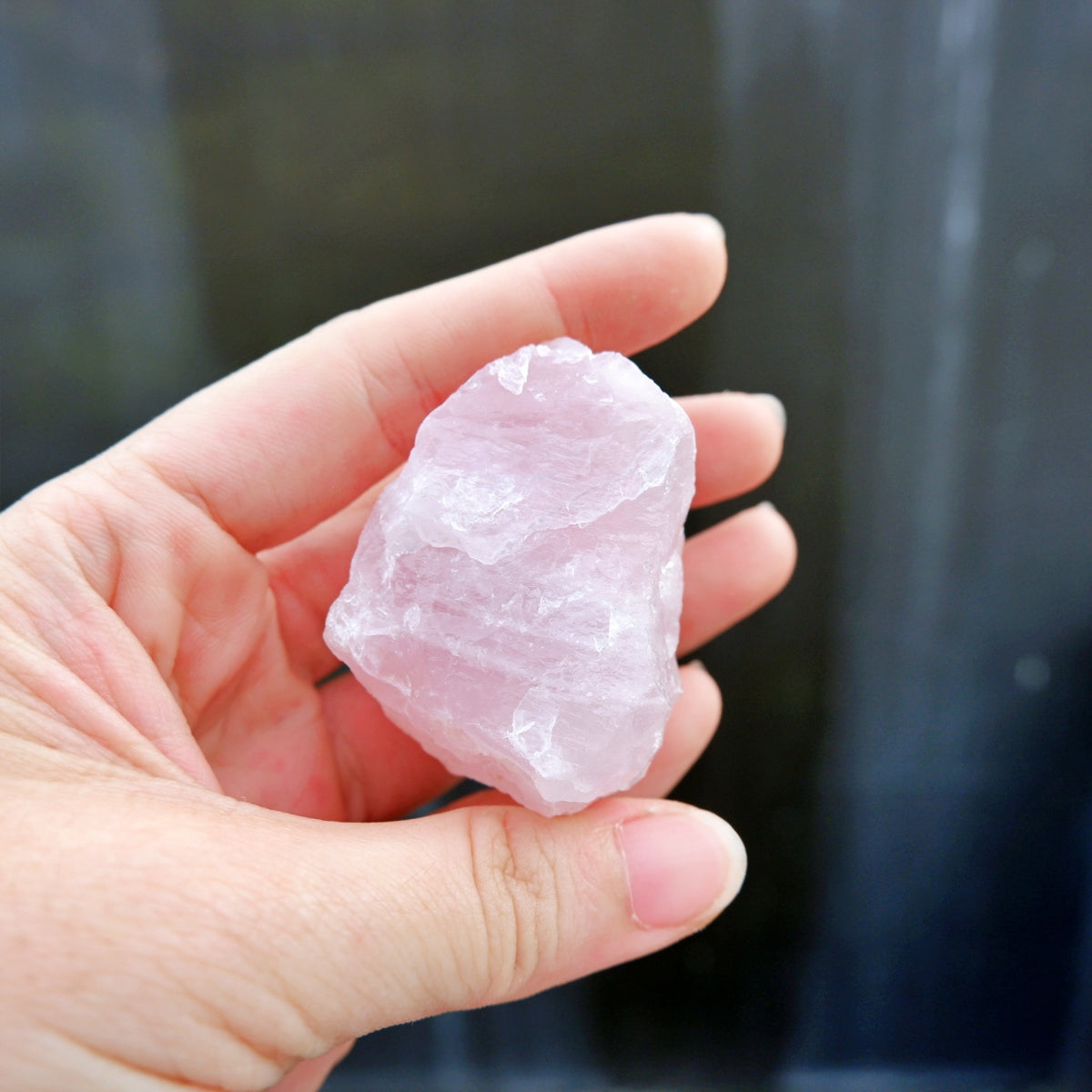 Raw Madagascar Rose Quartz Stone