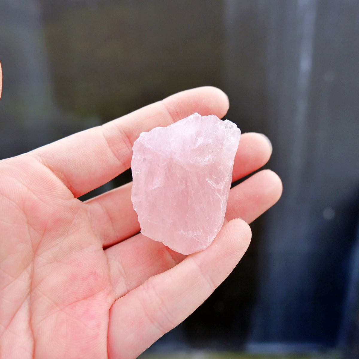 Raw Madagascar Rose Quartz Stone
