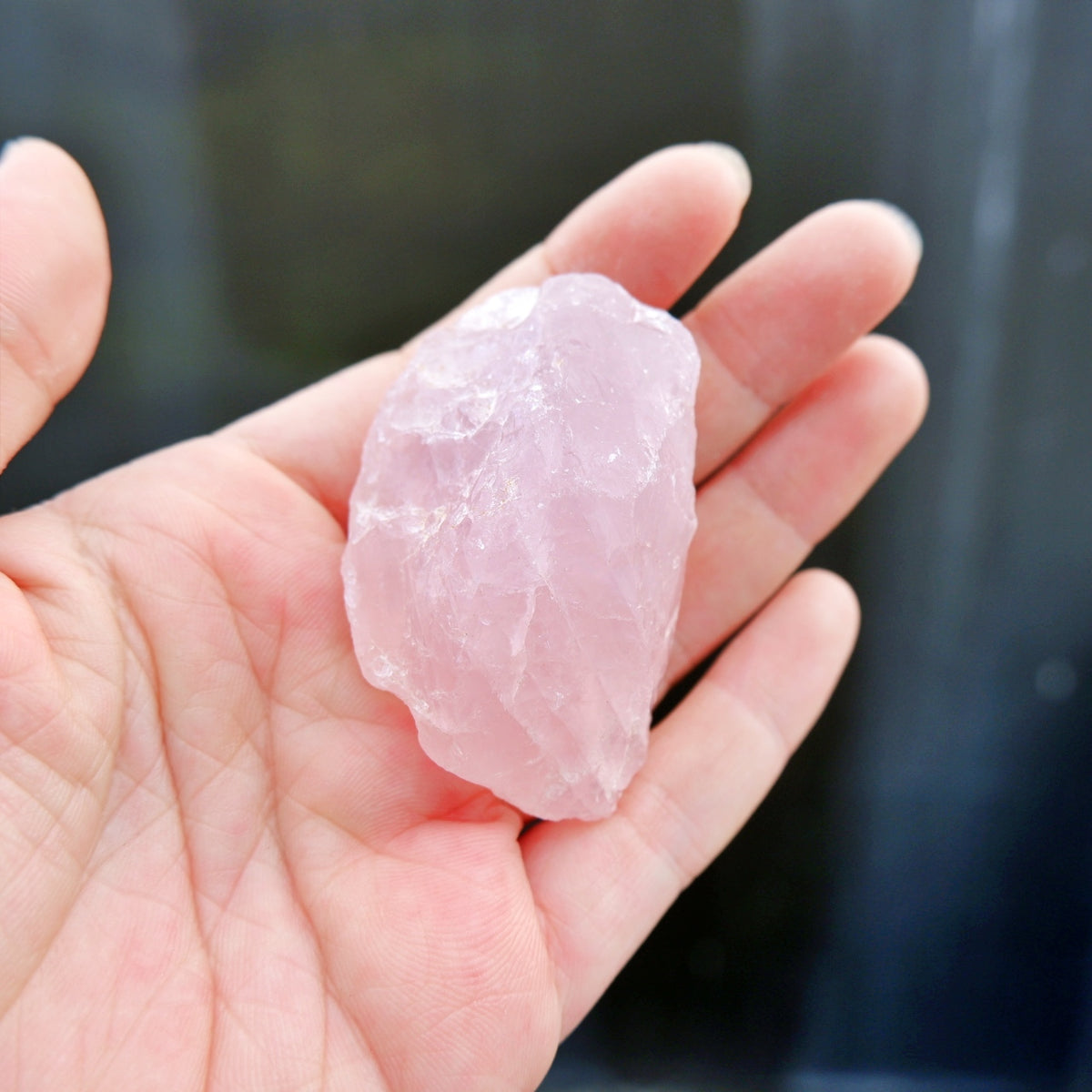 Raw Madagascar Rose Quartz Stone