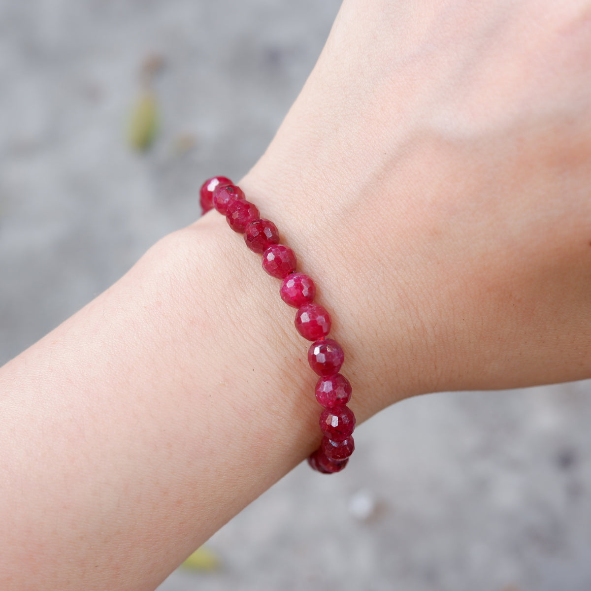 Ruby Crystal Bracelet - High Grade