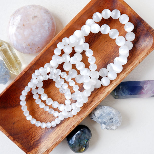 Selenite Bracelet | Cleansing and Clearing Energy