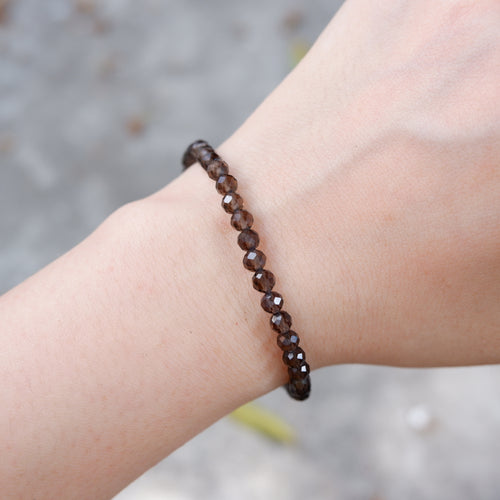 Smokey Quartz Bracelet - 4mm