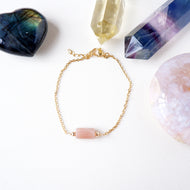 Diana Tube Bracelet - Sunstone