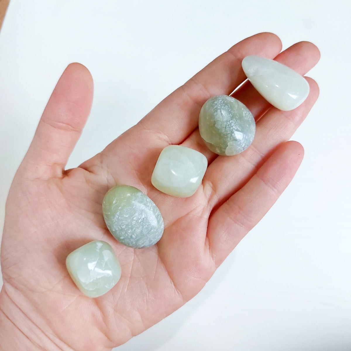 New Jade Tumbled Stone