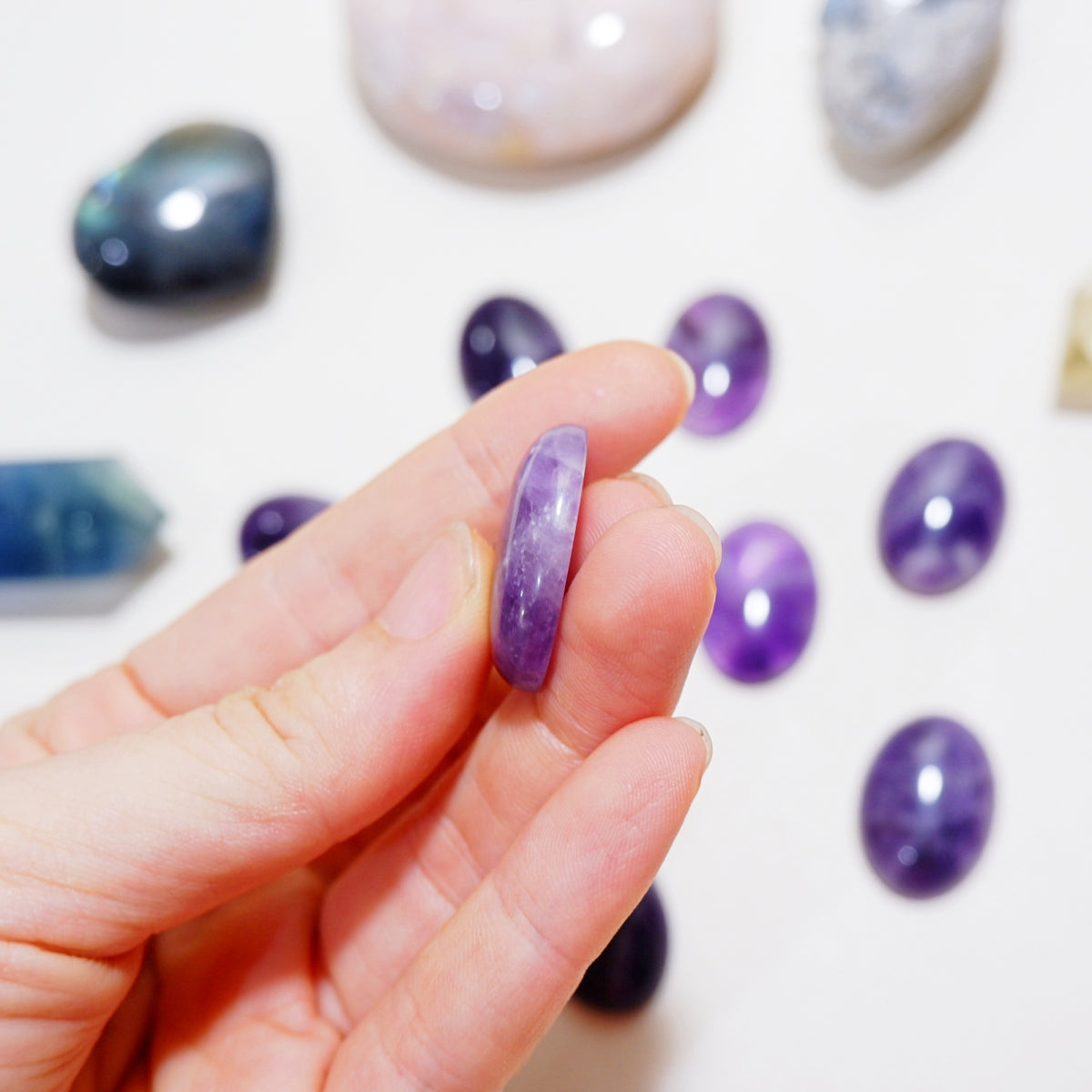 Amethyst Cabochon Crystal