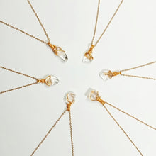Free-form Clear Quartz Necklace