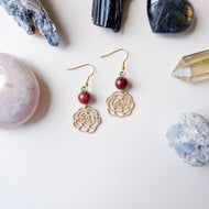 Belle Earrings - Mookaite