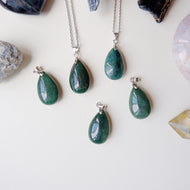 Pendant Series - Green Aventurine Teardrop