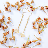 Irene Drop Crystal Rondelle Earrings