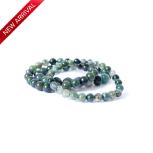 Moss Agate Crystal Bracelet