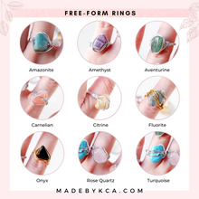 Free-form Crystal Rings