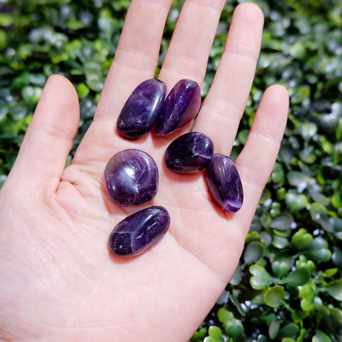 Amethyst Tumbled Crystals -  Oval